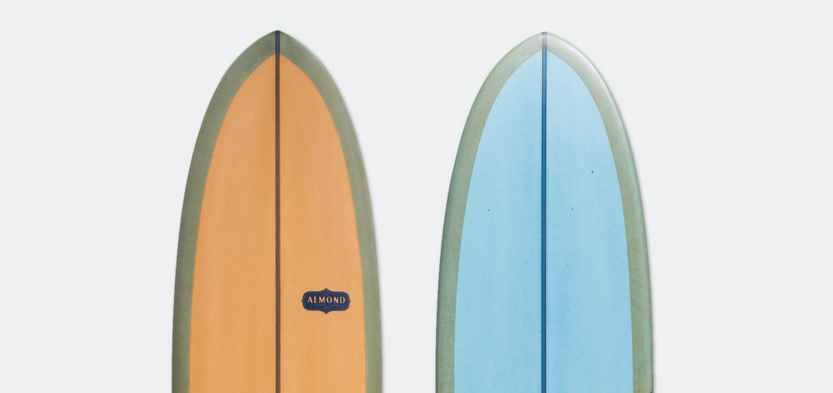 Orange and Blue Makes Green | Almond Surfboards & Designs