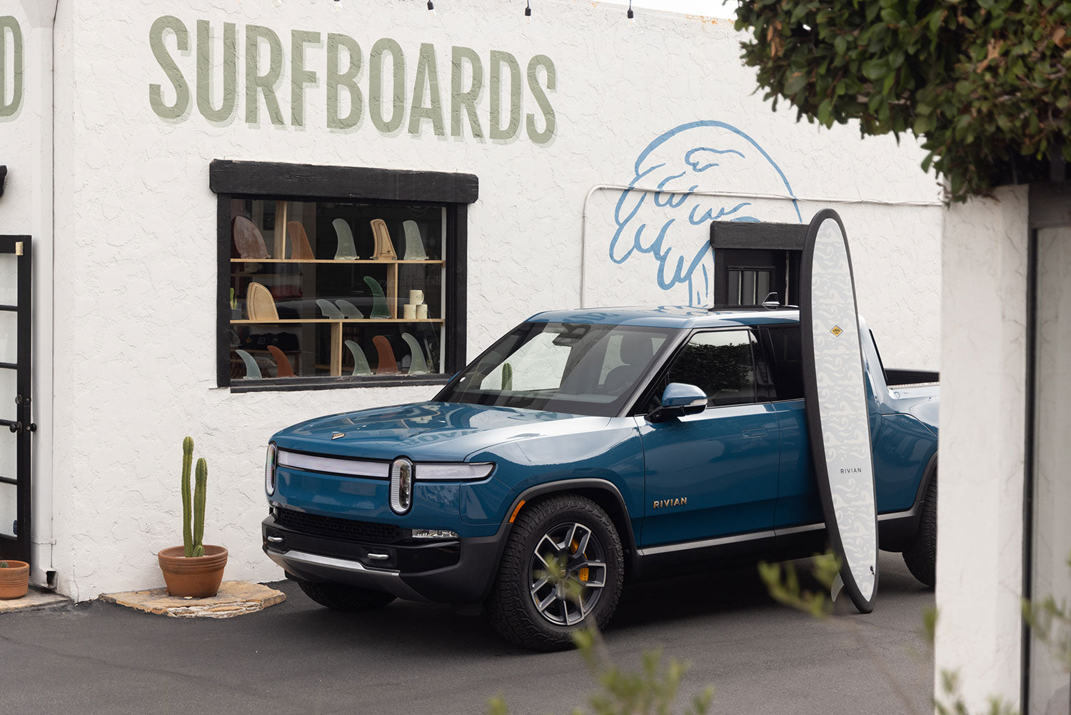 The Almond x Rivian Collaboration – Almond Surfboards & Designs