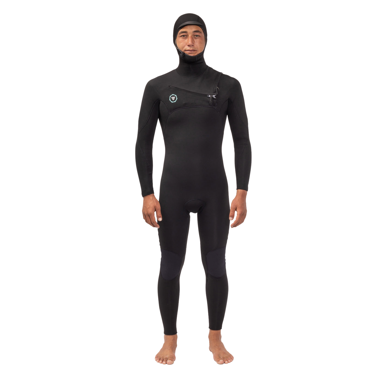 7 Seas 5-4-3 Full Hooded Chest Zip Wetsuit – Almond Surfboards