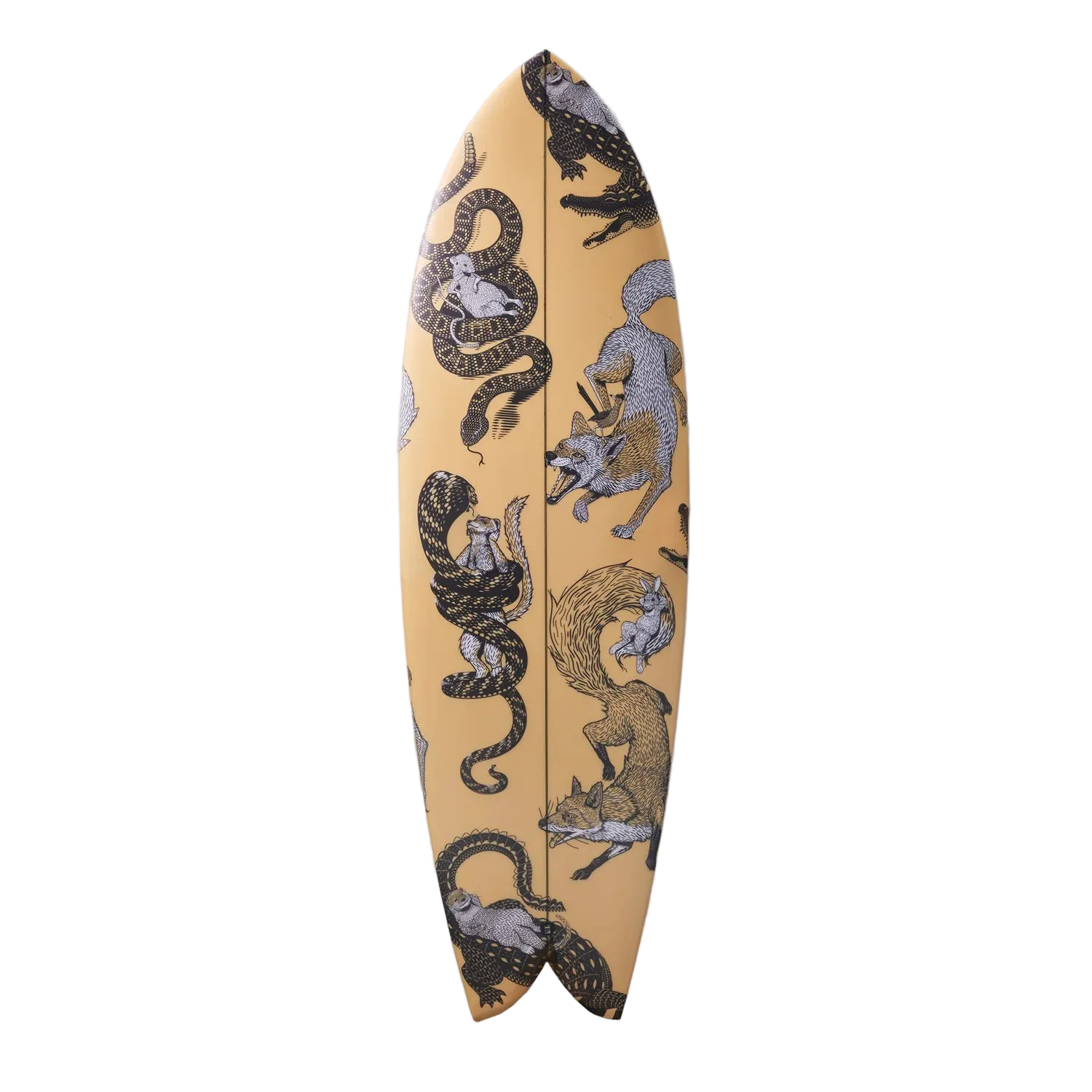 5'6 Fish | Never Worried (Orange) – Almond Surfboards & Designs