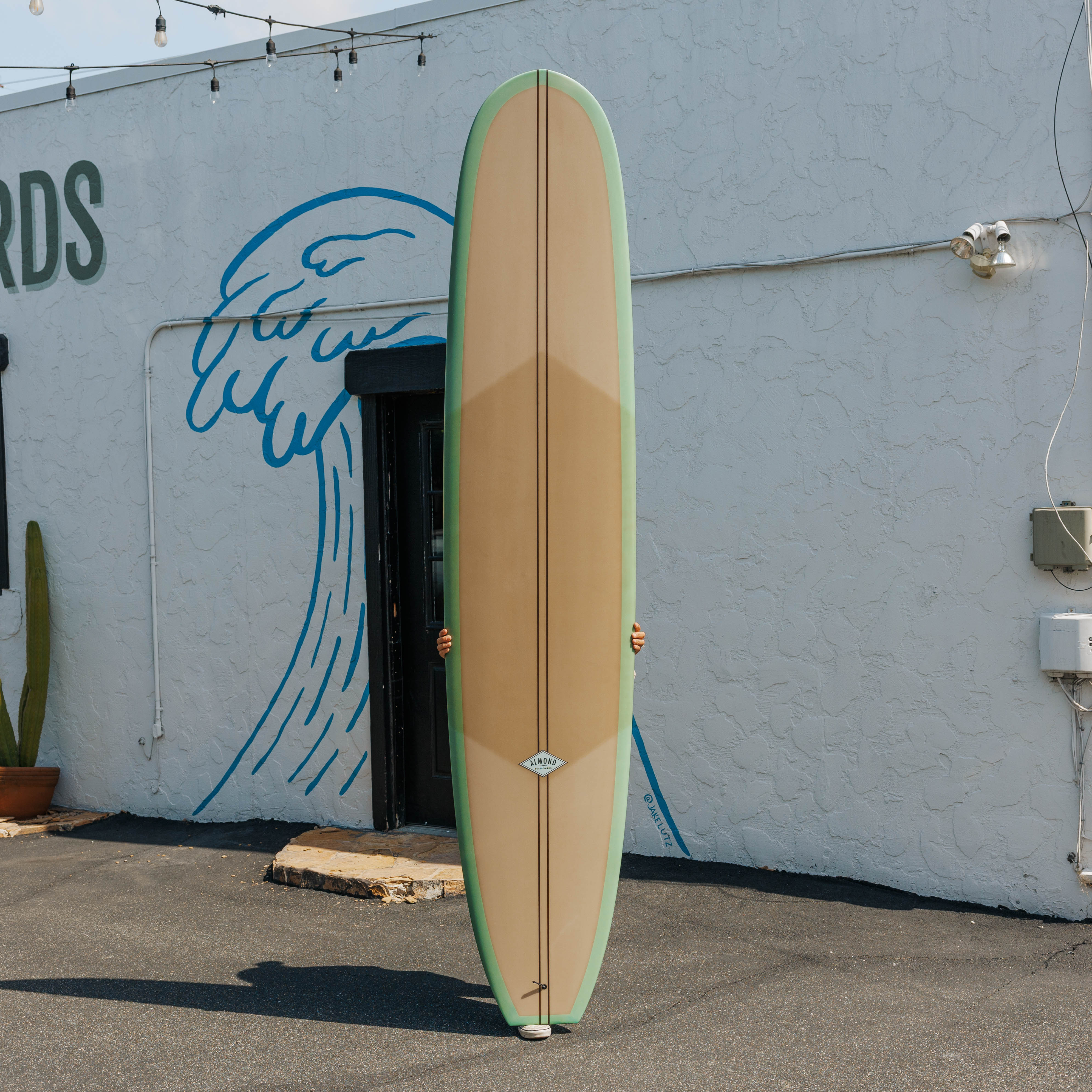 Almond Surfboards &amp; 9'6 #9533 株式会社 Almond Surfboards & Design アーモンドサーフボードデザイン CUCTUS S/S TEE 半袖 Tシャツ M サンド TS2109S ユニセックス USAコットン