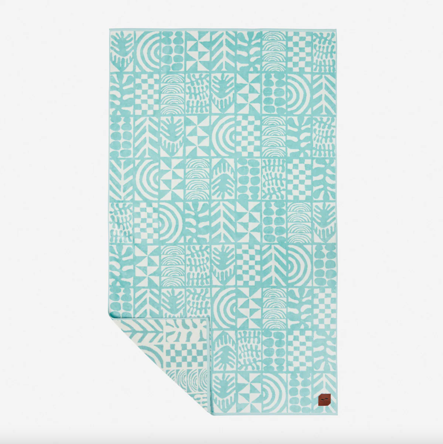 Rainbow Bridge Oversized Beach Towel | Coastal Mist