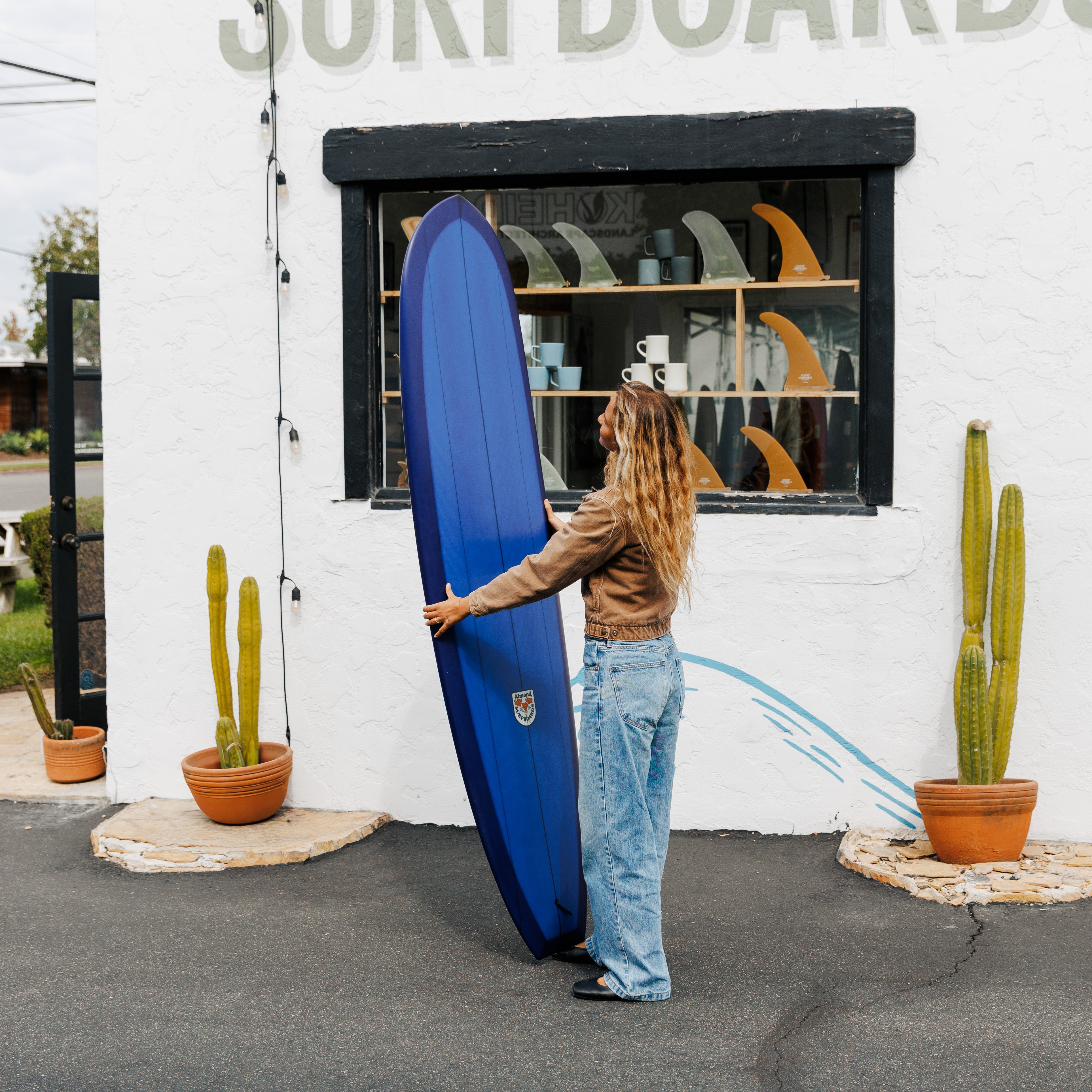 7'4 Mini Walks on Water #9538 | Almond Surfboards & Designs