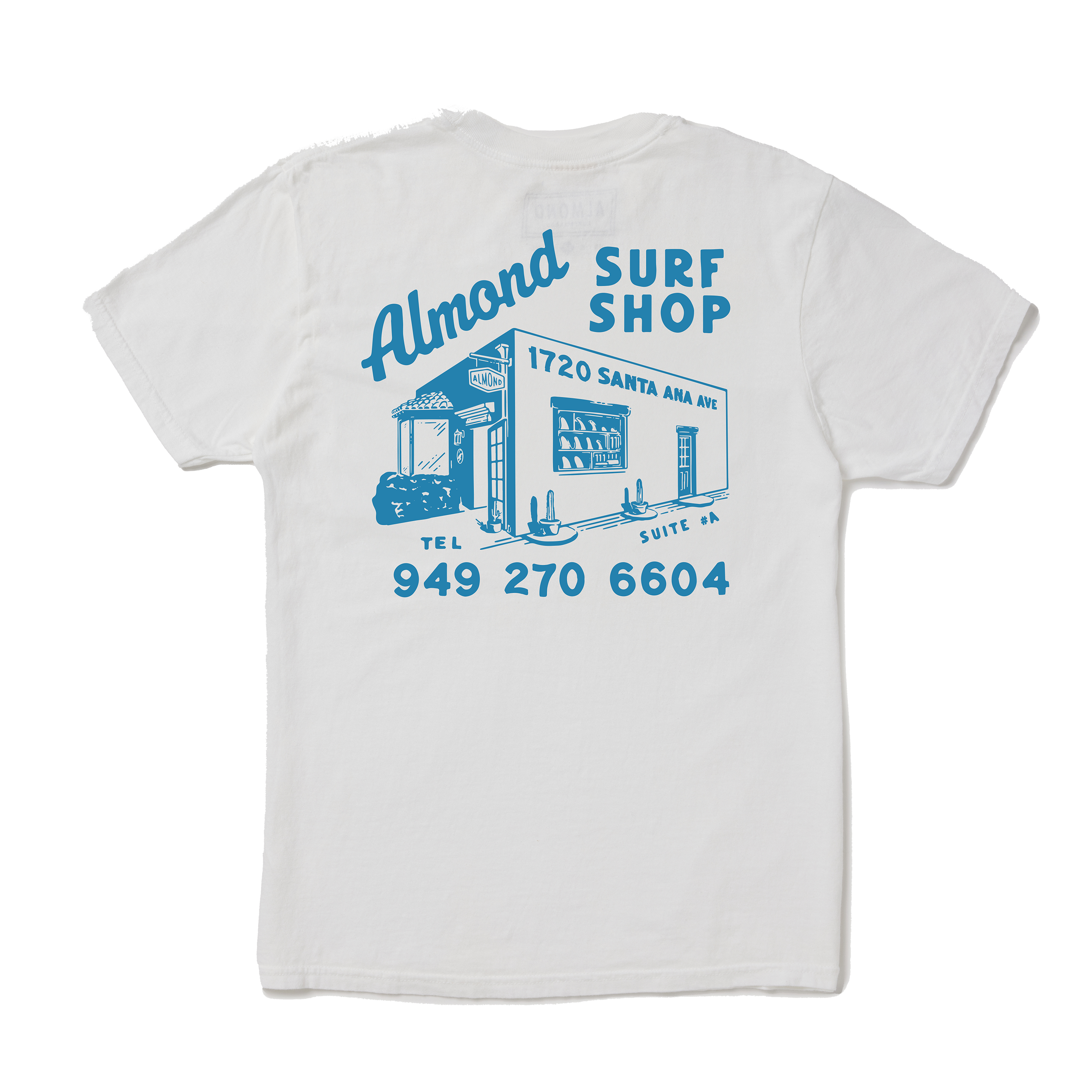The Service Tee | White – Almond Surfboards & Designs