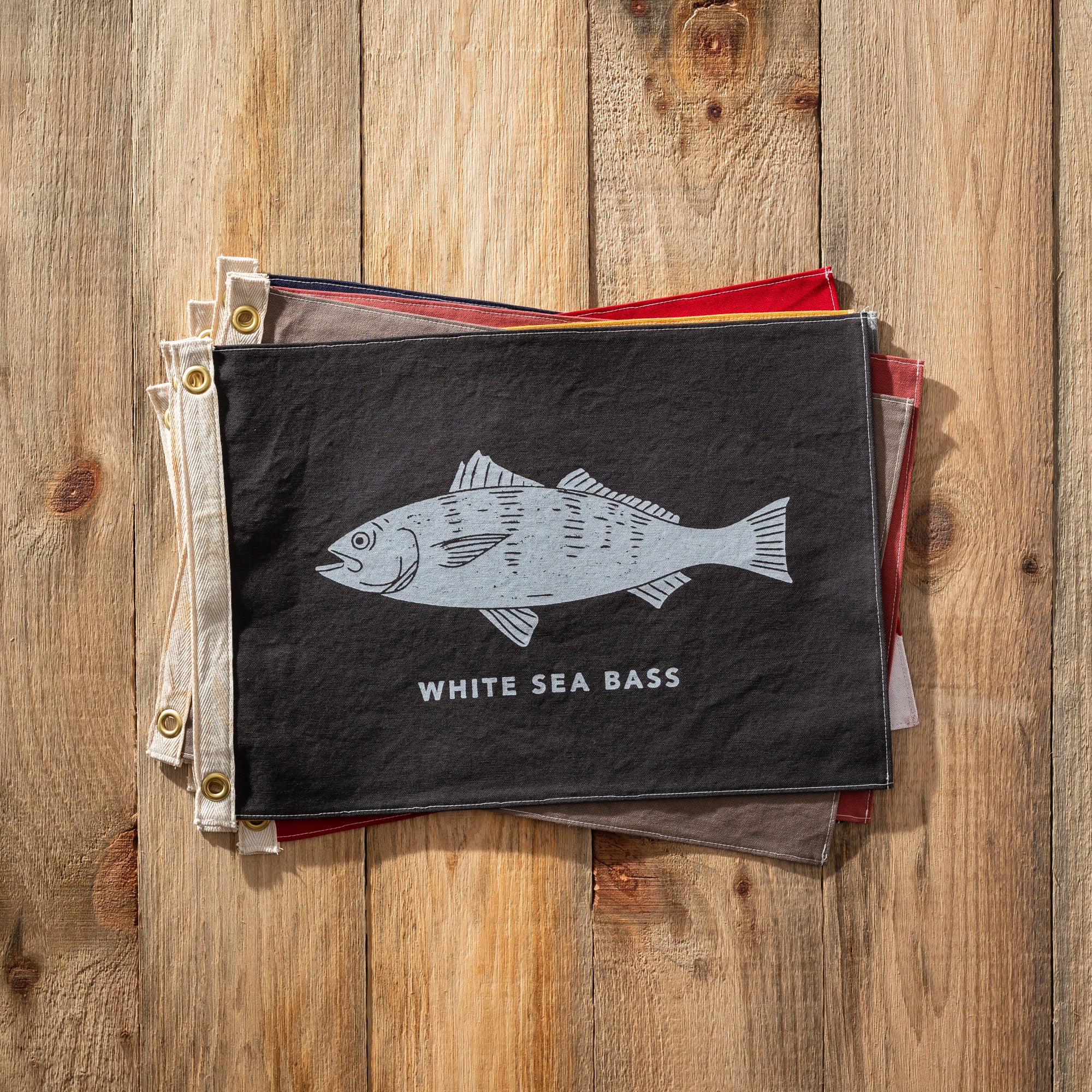 White Sea Bass Flag