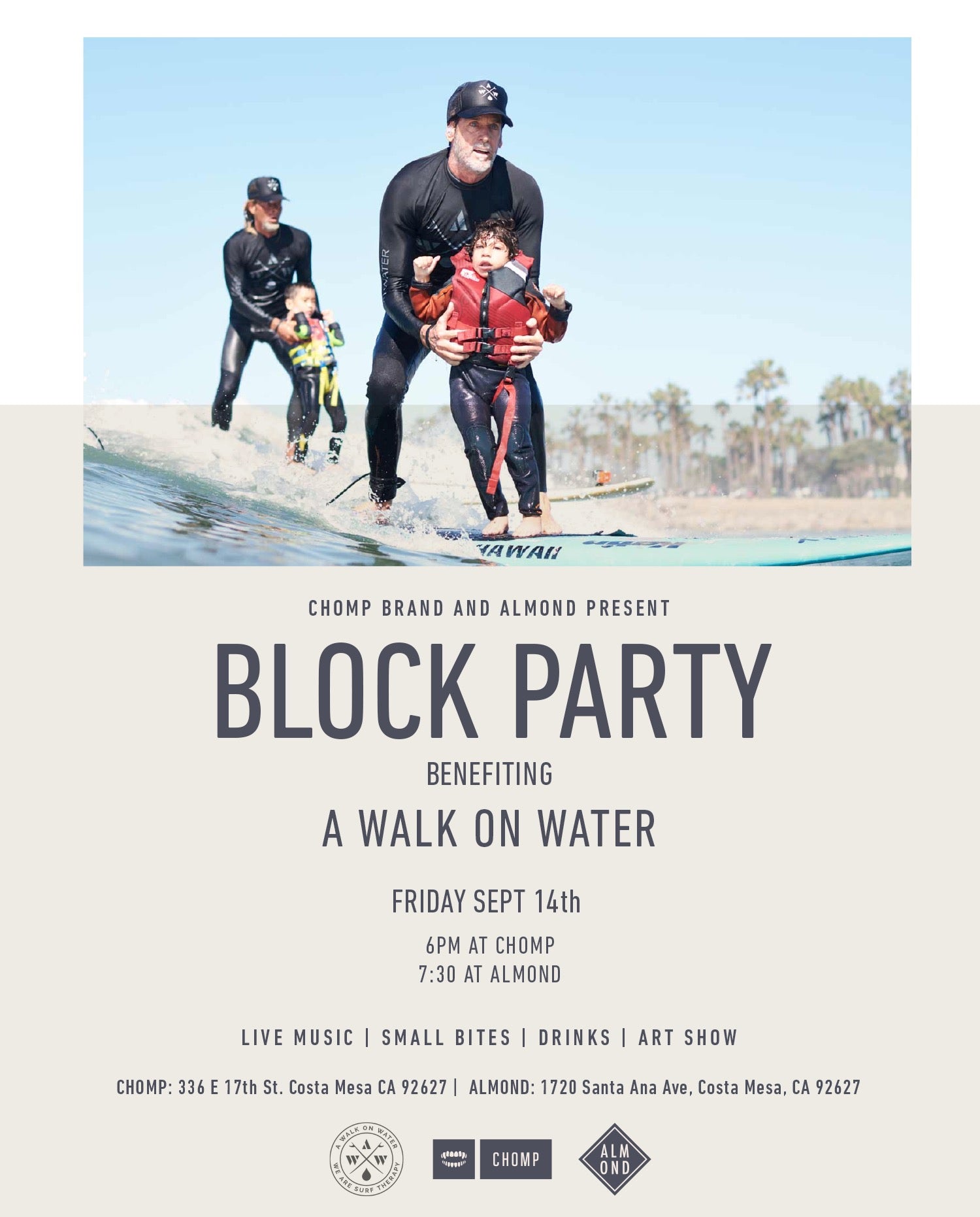 A Walk on Water Block Party