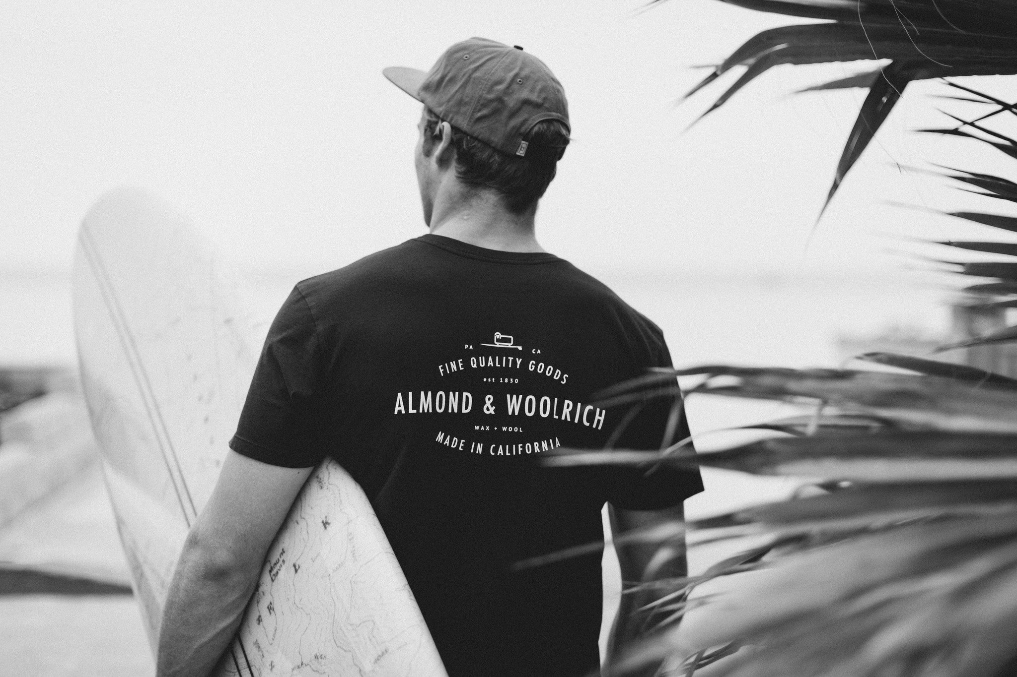 Almond + Woolrich Logo Tee | 7'10 Joy