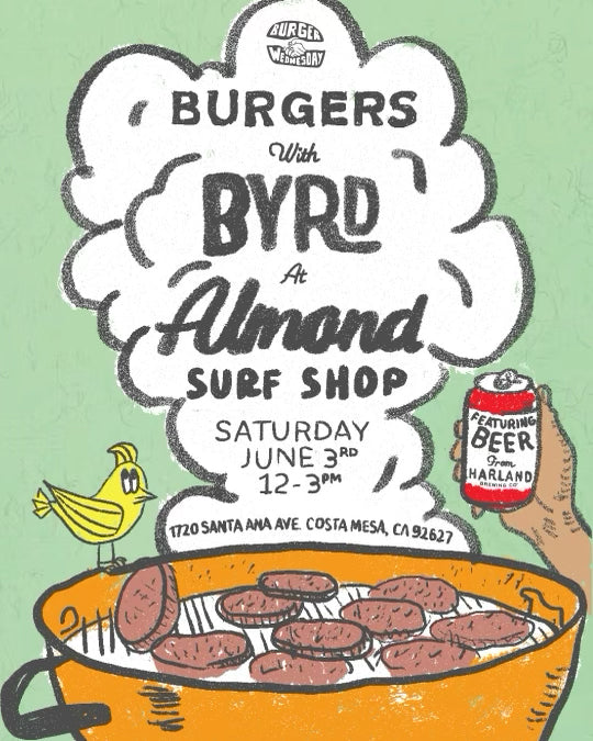 Burgers with BYRD | June 3