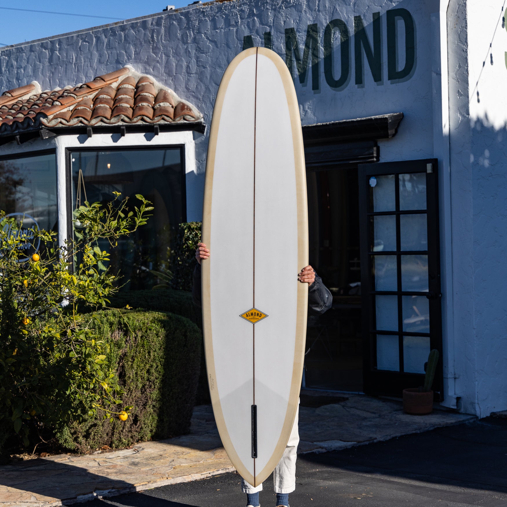 Vertical Mount Surfboard Wall Rack Almond Surfboards Designs   2E1A1012 