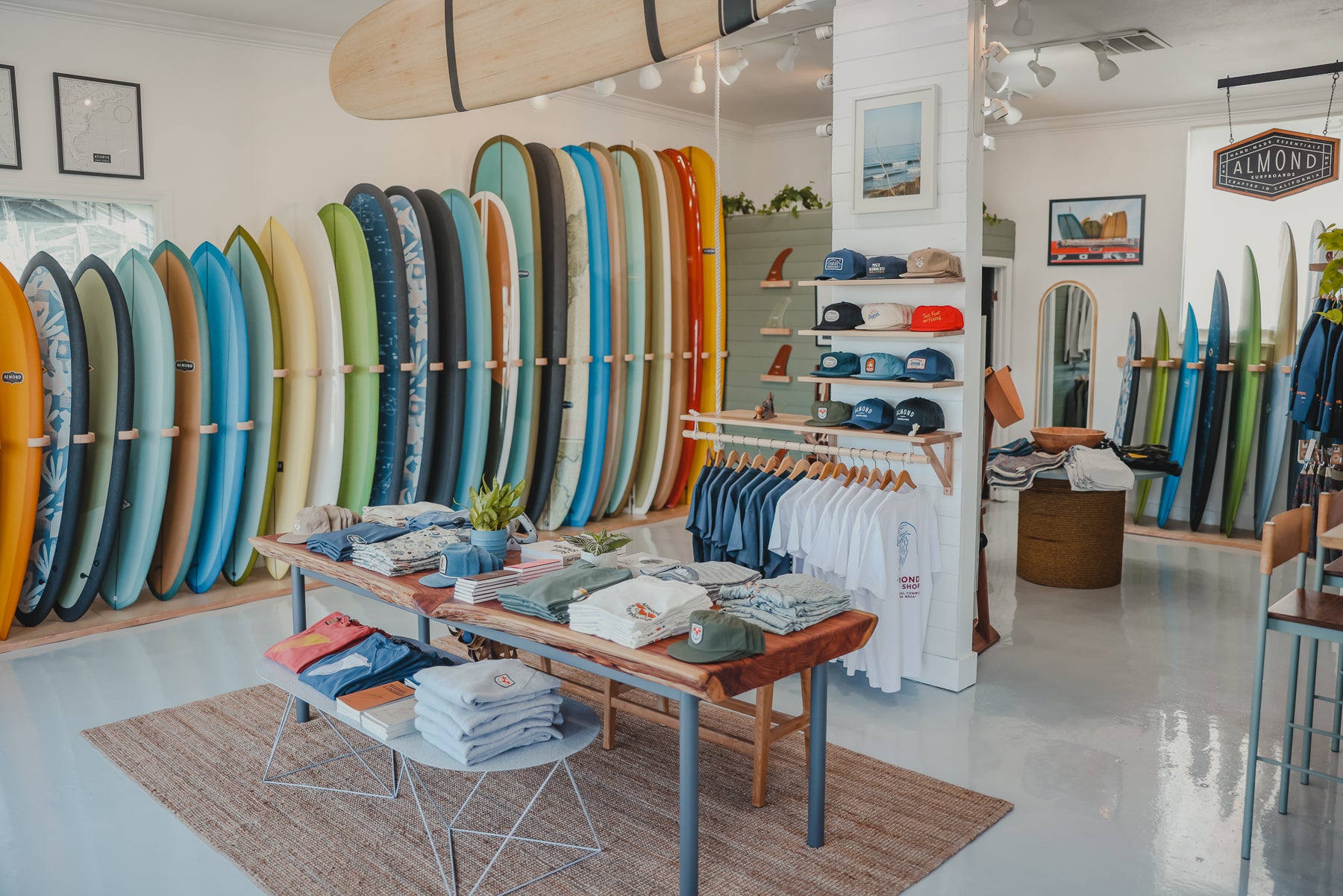 Almond deals surf shop