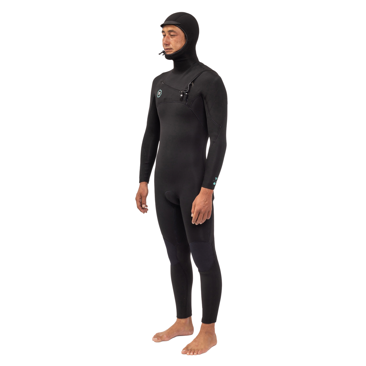 7 Seas 5-4-3 Full Hooded Chest Zip Wetsuit – Almond Surfboards