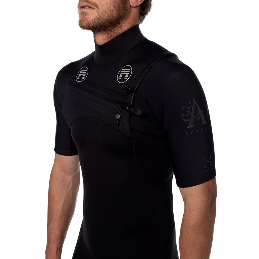 APOLLO OCENA 2MM SHORT SLEEVE FULL CHEST ZIP