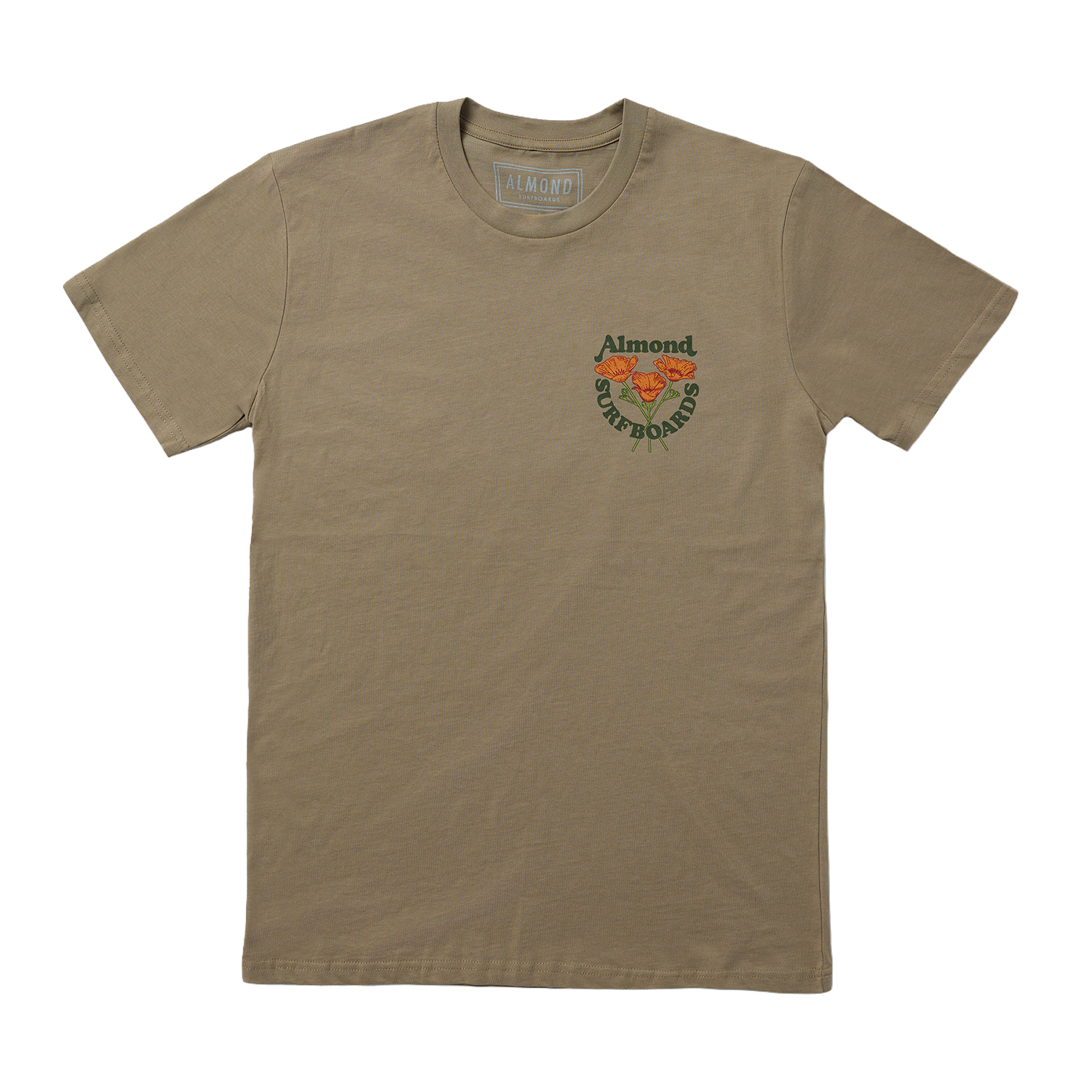 CA Poppy Tee | Sand