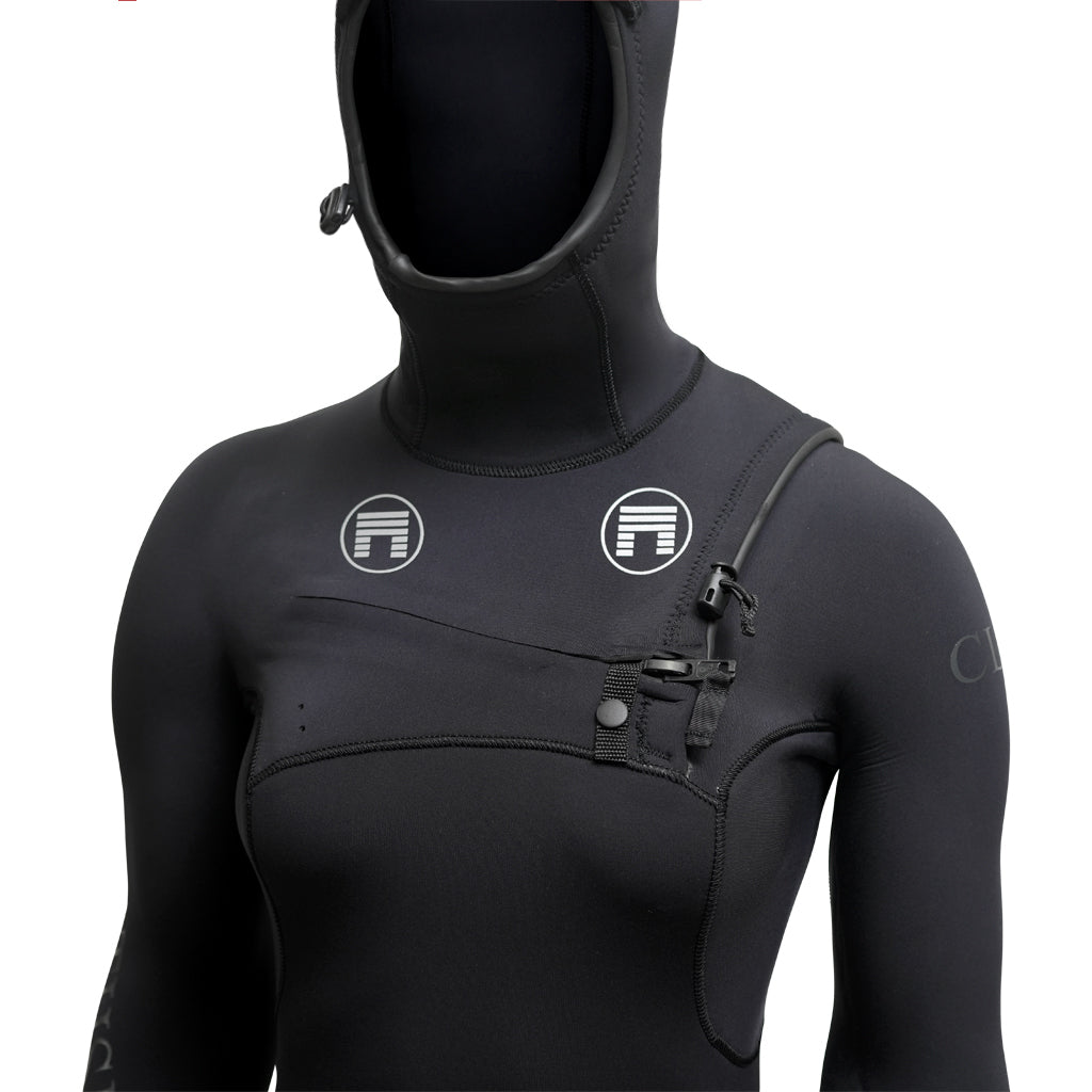 CLIO OCENA 5/4MM HOODED CHEST-ZIP