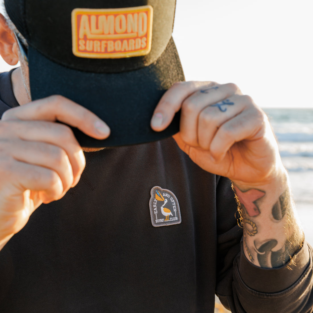 EOSC Pocket Crewneck | Washed Black