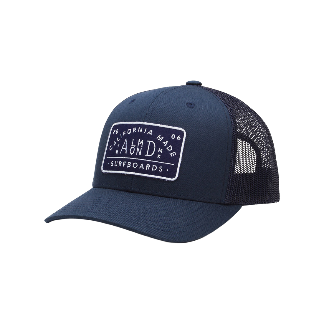 Navy Almond Trucker Hat