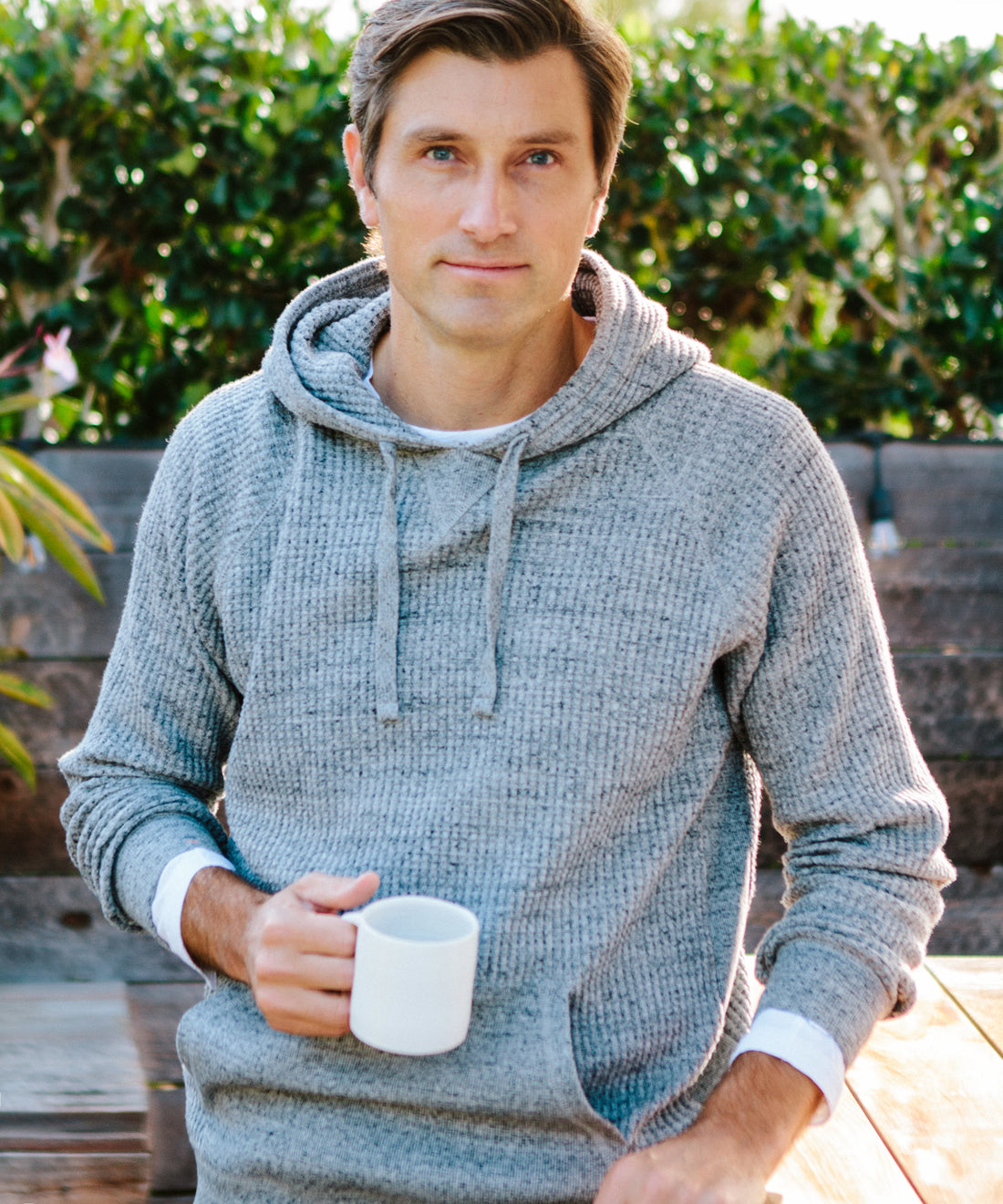 Thermal Pullover - Heather Grey