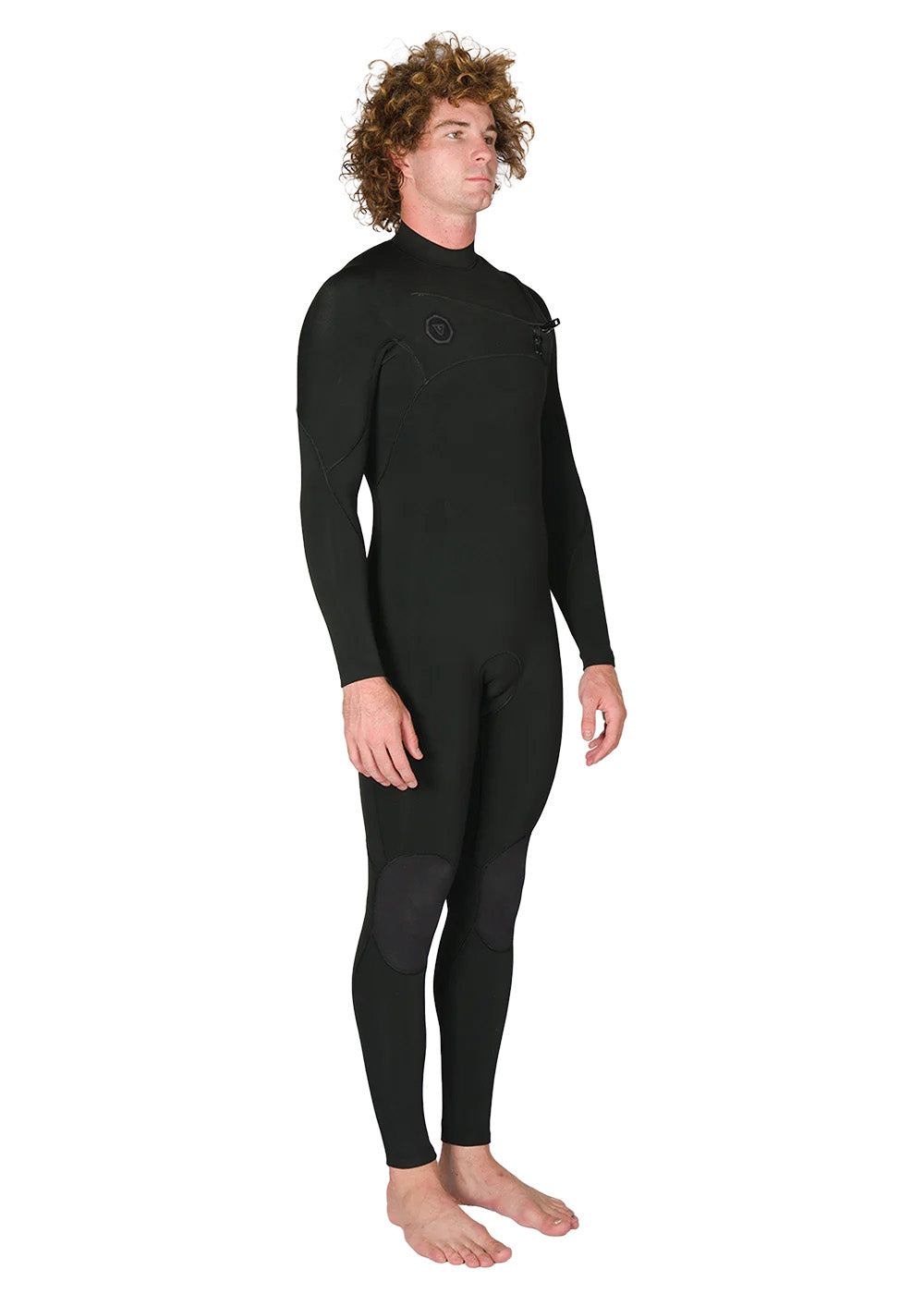 7 Seas 3-2 Full Chest Zip Wetsuit - Tonal Logos – Almond