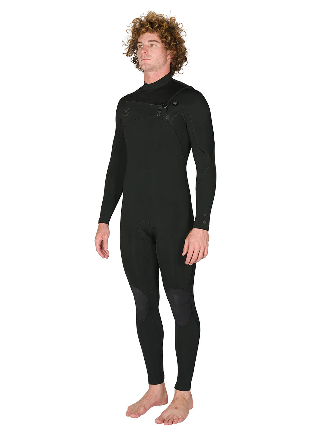 7 Seas 4-3 Full Chest Zip Wetsuit- Tonal Logos – Almond Surfboards