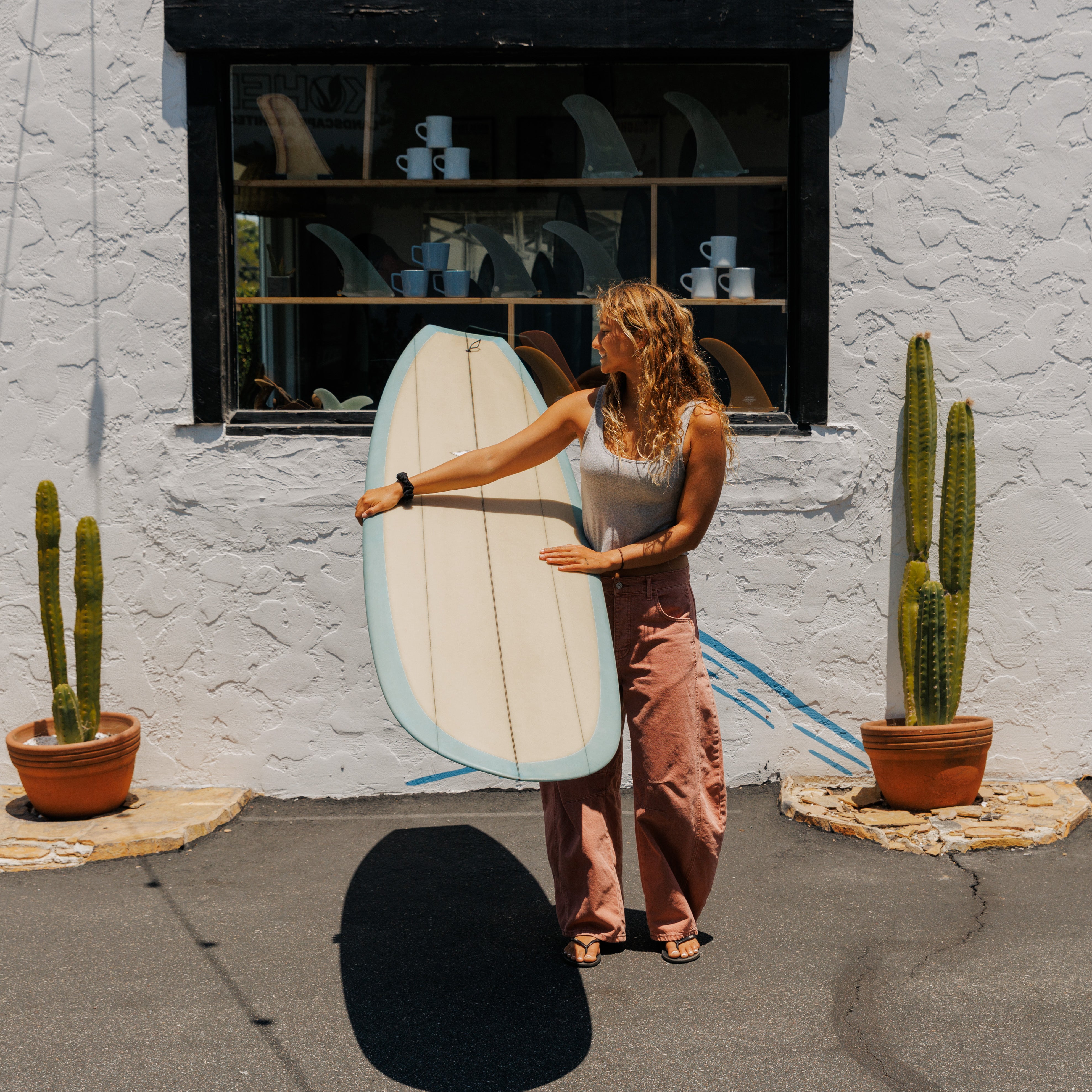 7'2 Mini Walks on Water #9485 | Almond Surfboards & Designs