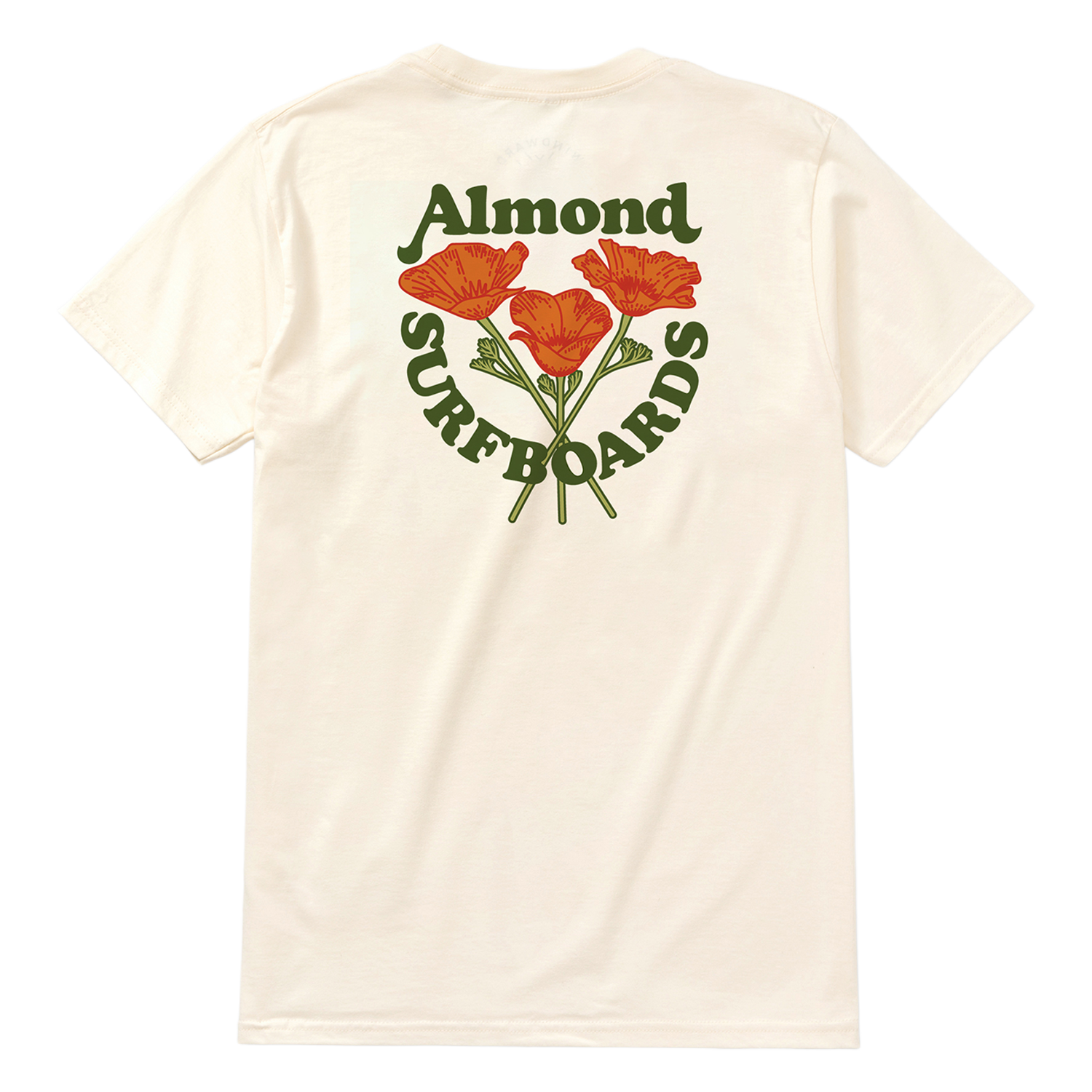 CA Poppy Tee | Natural