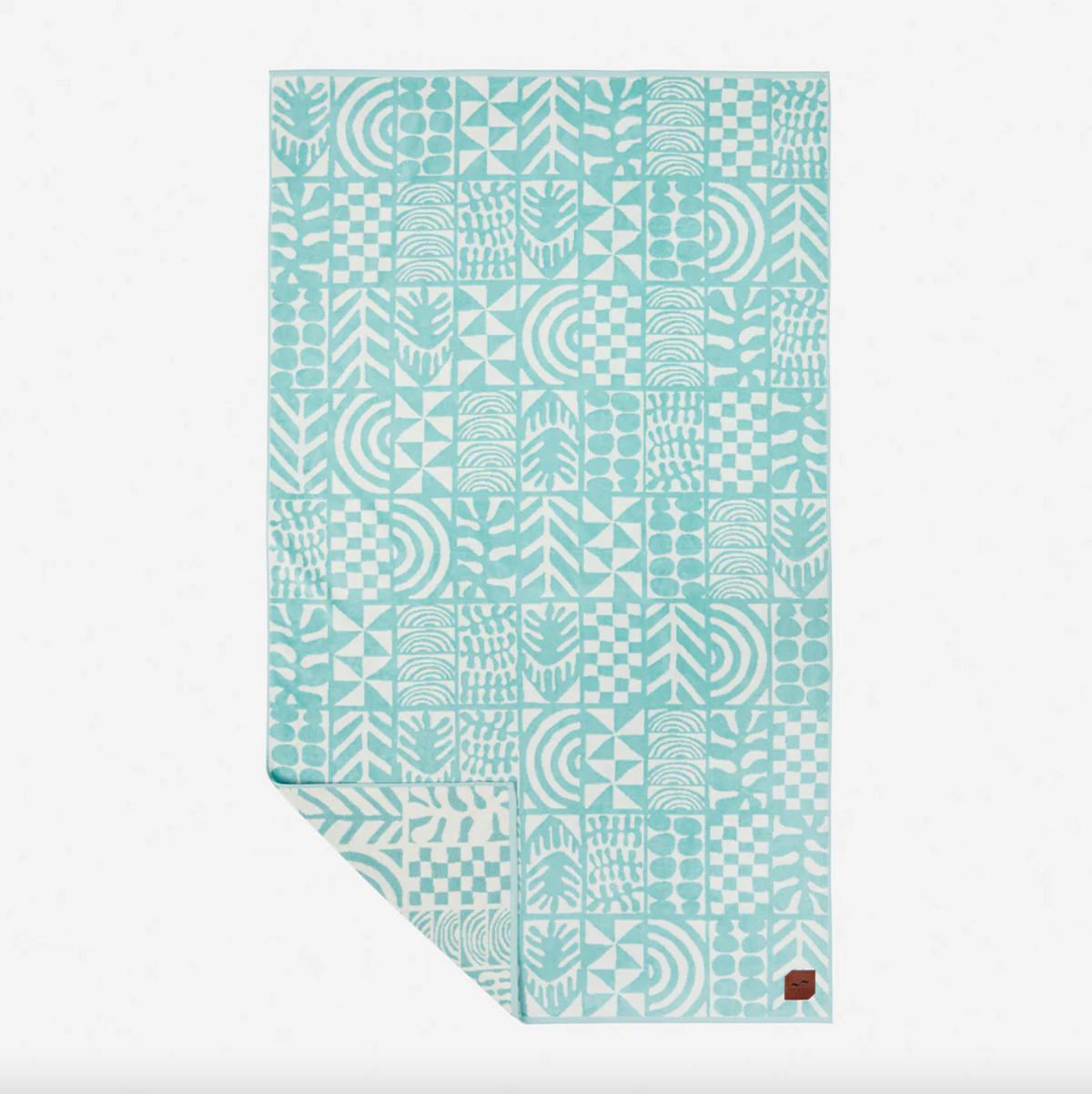 Rainbow Bridge Oversized Beach Towel | Coastal Mist