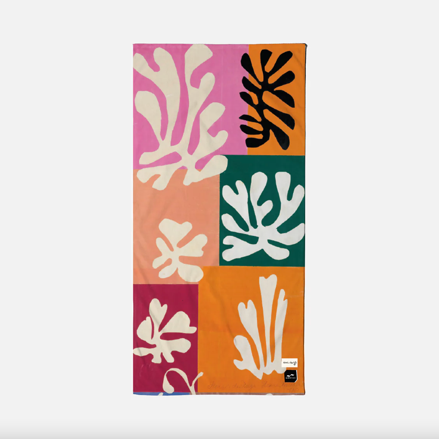 Snow Flowers Beach Towel | Slowtide