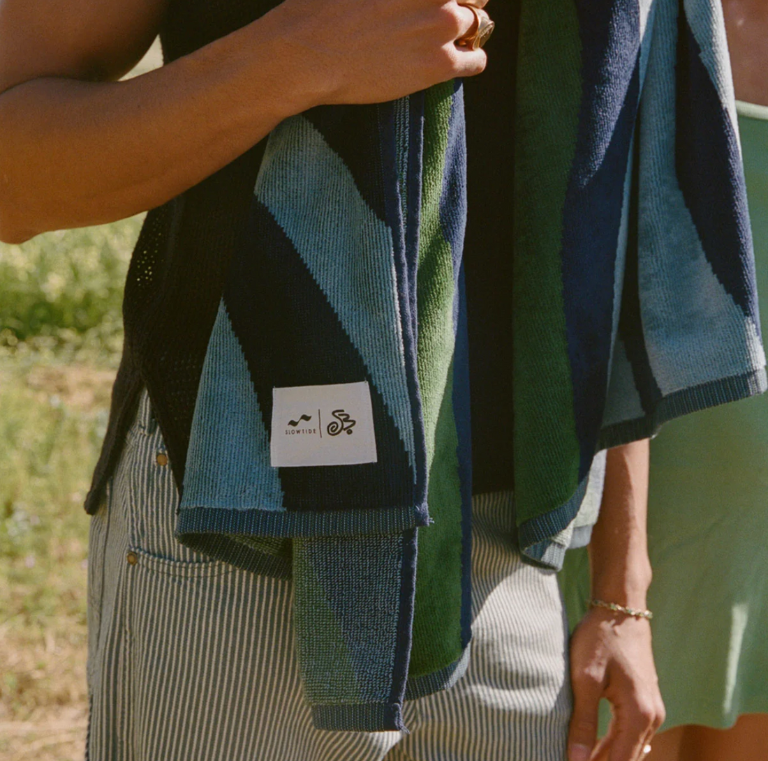 Hideout Oversized Woven Towel | Schuyler Beecroft x Slowtide