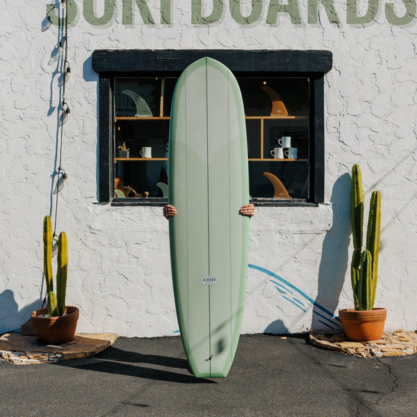 7'6 Mini Walks on Water #10004 – Almond Surfboards & Designs