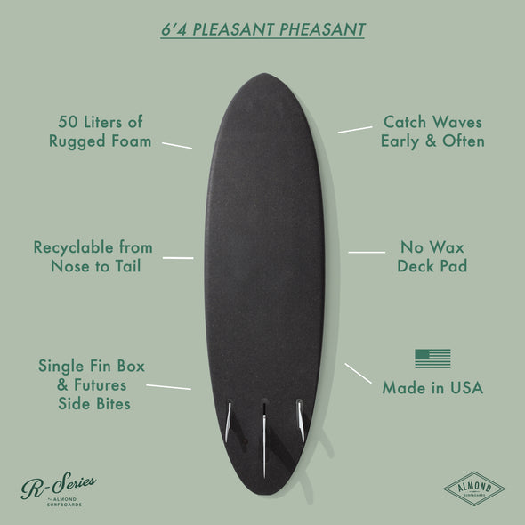 6'4 R-Series | Pleasant Pheasant