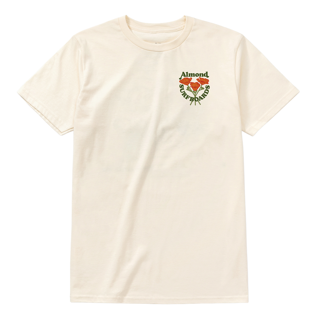 CA Poppy Tee | Natural