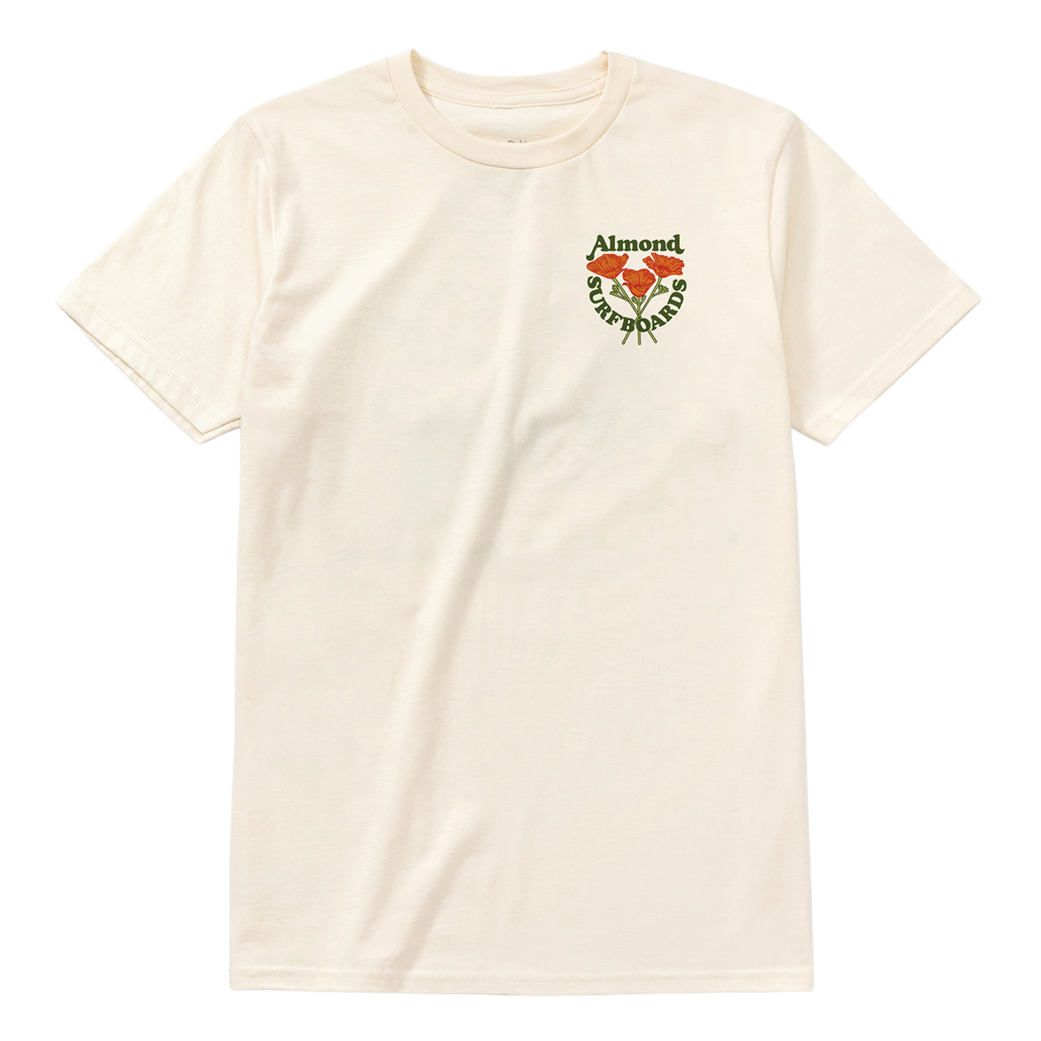 CA Poppy Tee | Natural