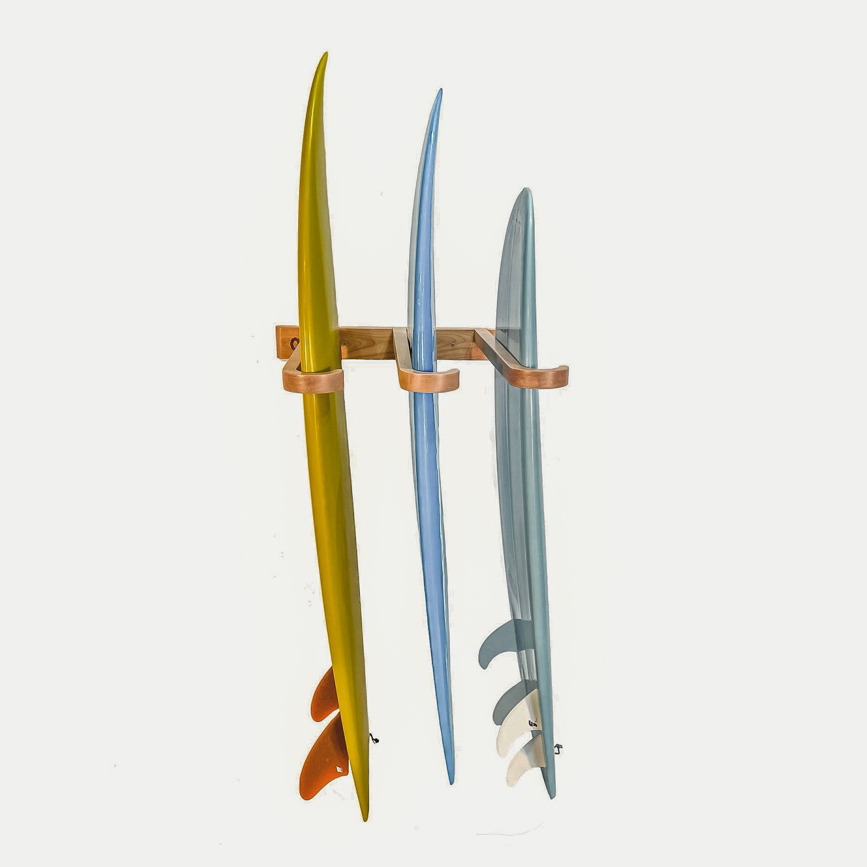 チロリア固定器のFALKE MARA Carve plate 9 sスノーボード Three Board Quiver | Wall Rack – Almond Surfboards & Designs