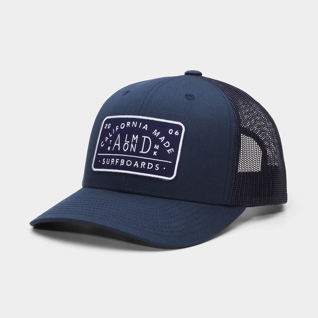 Navy Almond Trucker Hat
