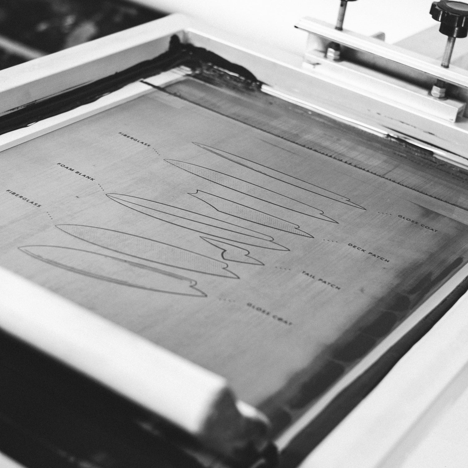 Layers of a Surfboard | Poster