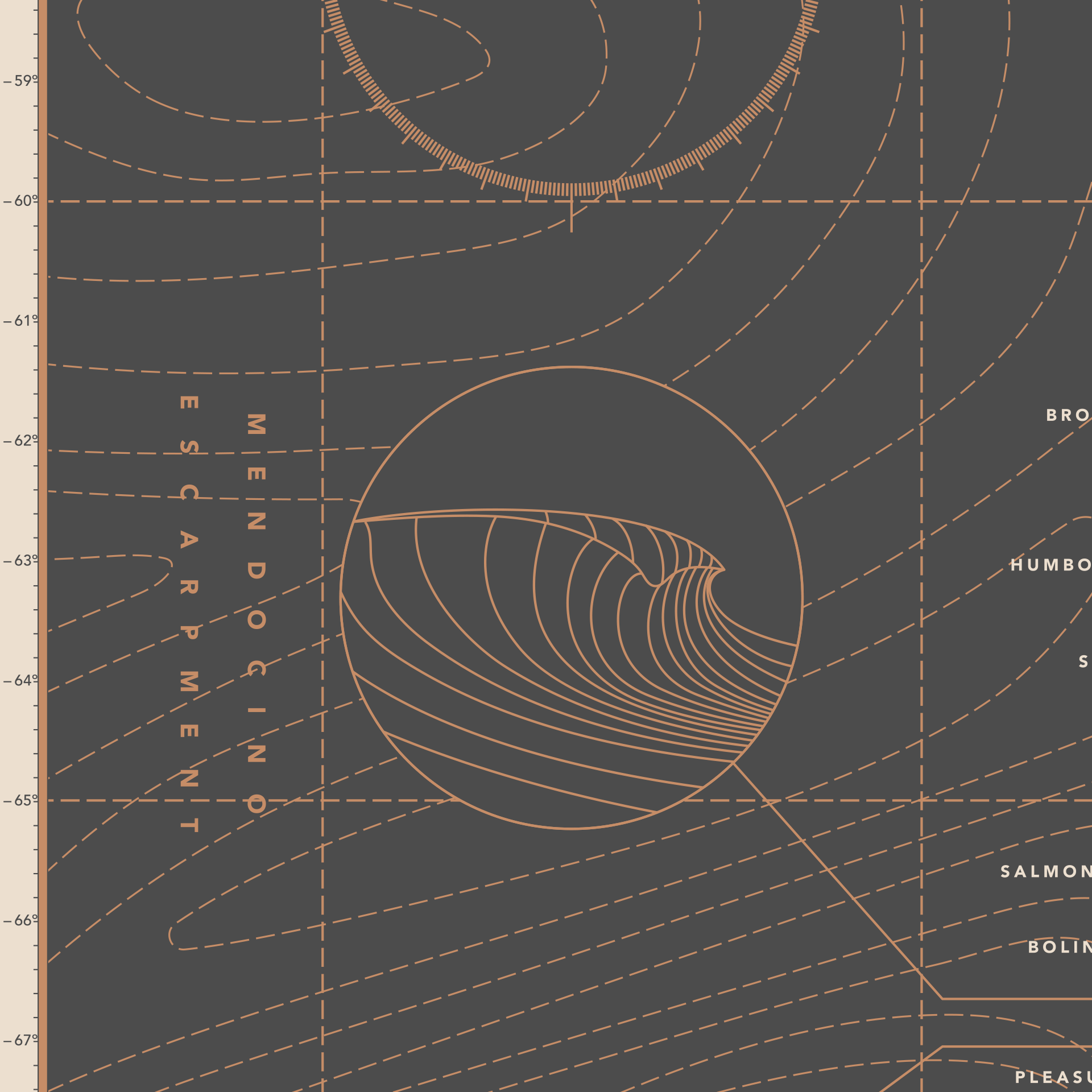 Pacific Surf Spots | Poster