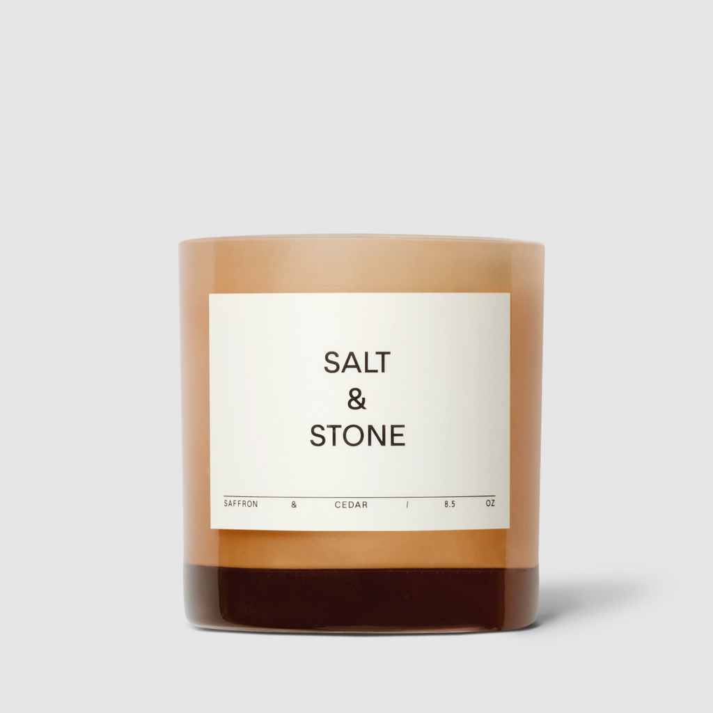Saffron & Cedar Candle | SALT & STONE