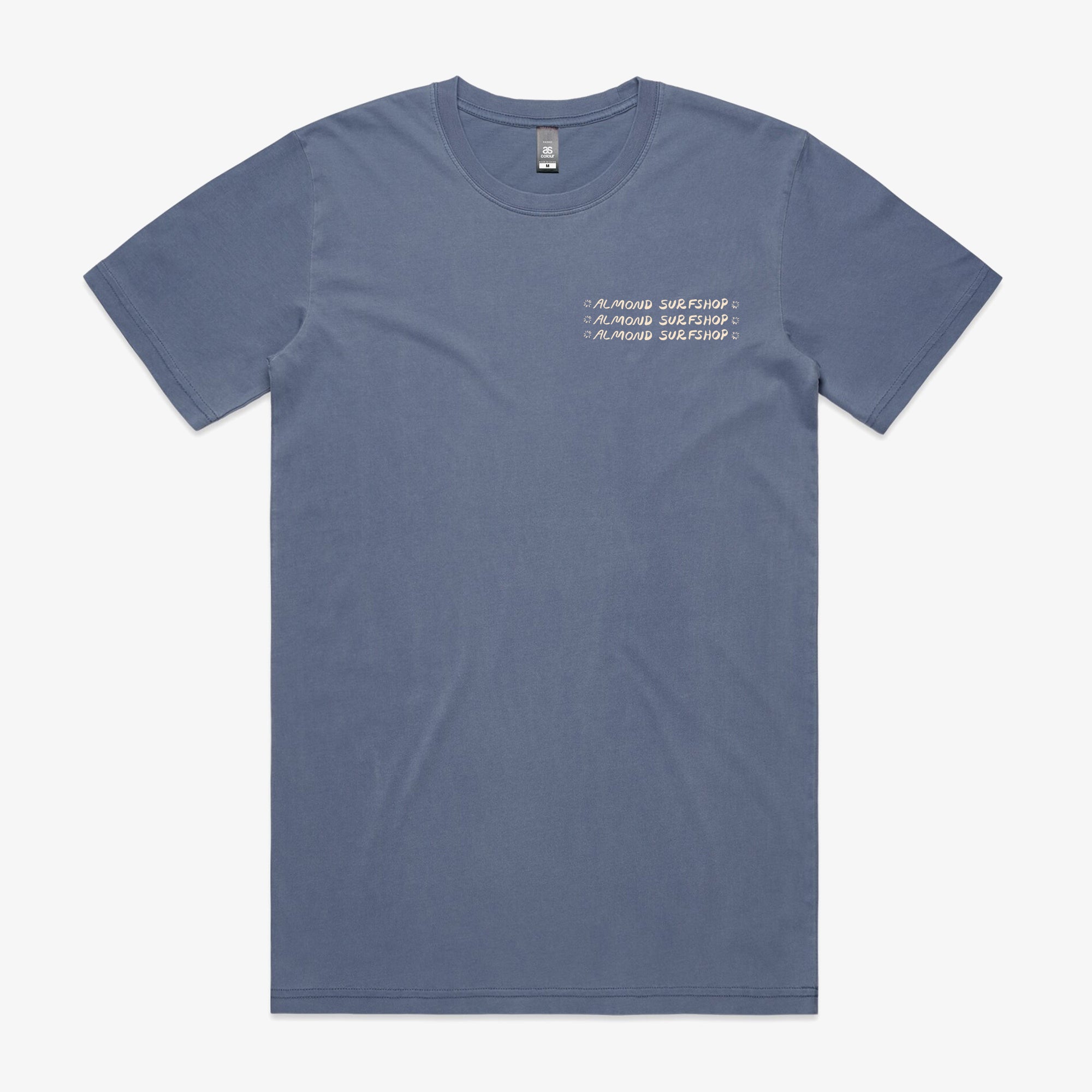 Faded blue hot sale t shirt