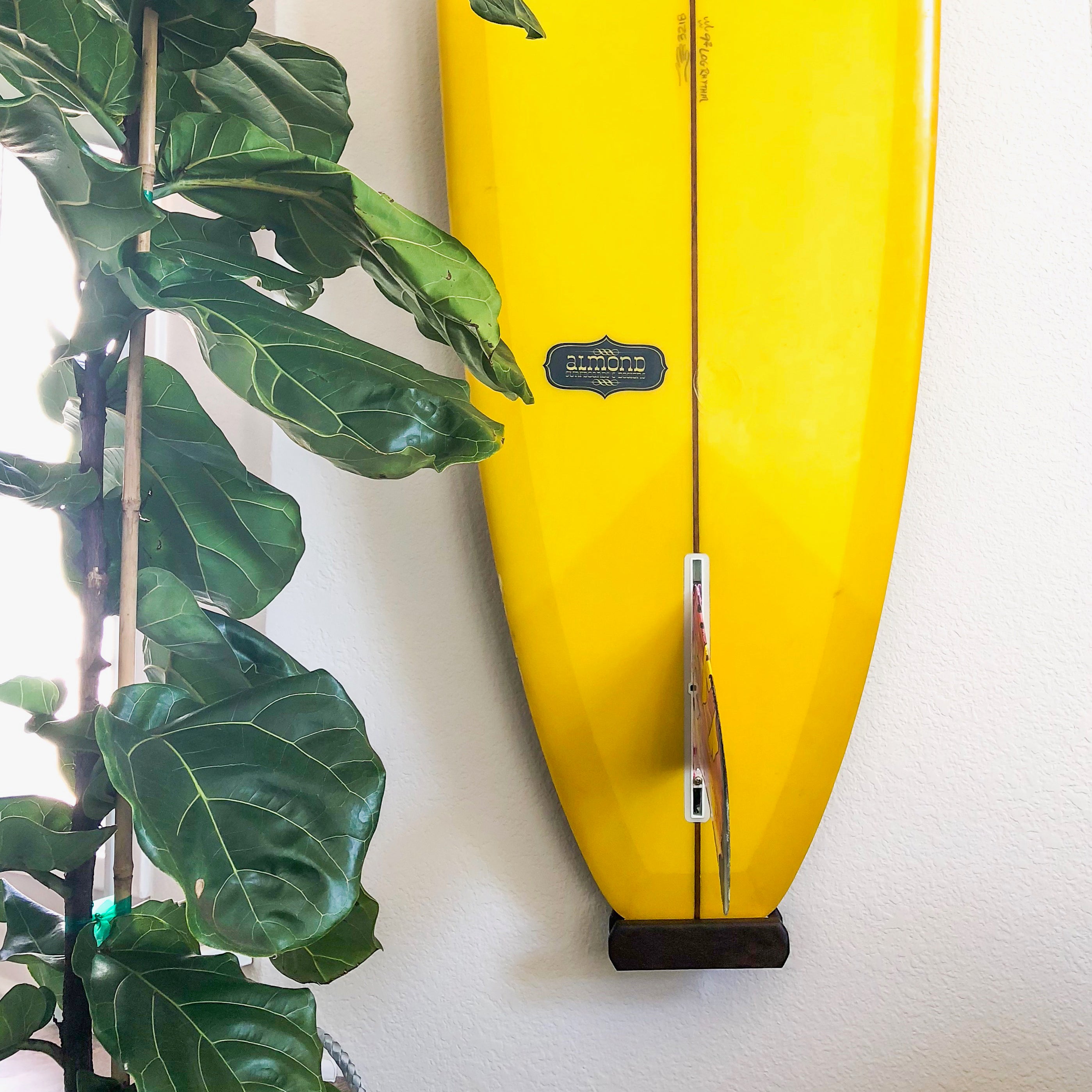 Vertical surfboard 2024 wall mount